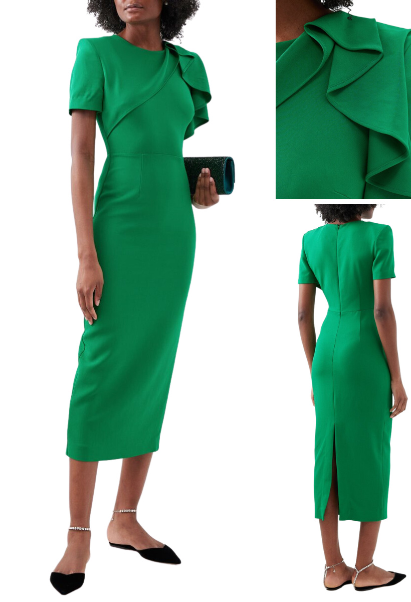 The green dress by Roland Mouret