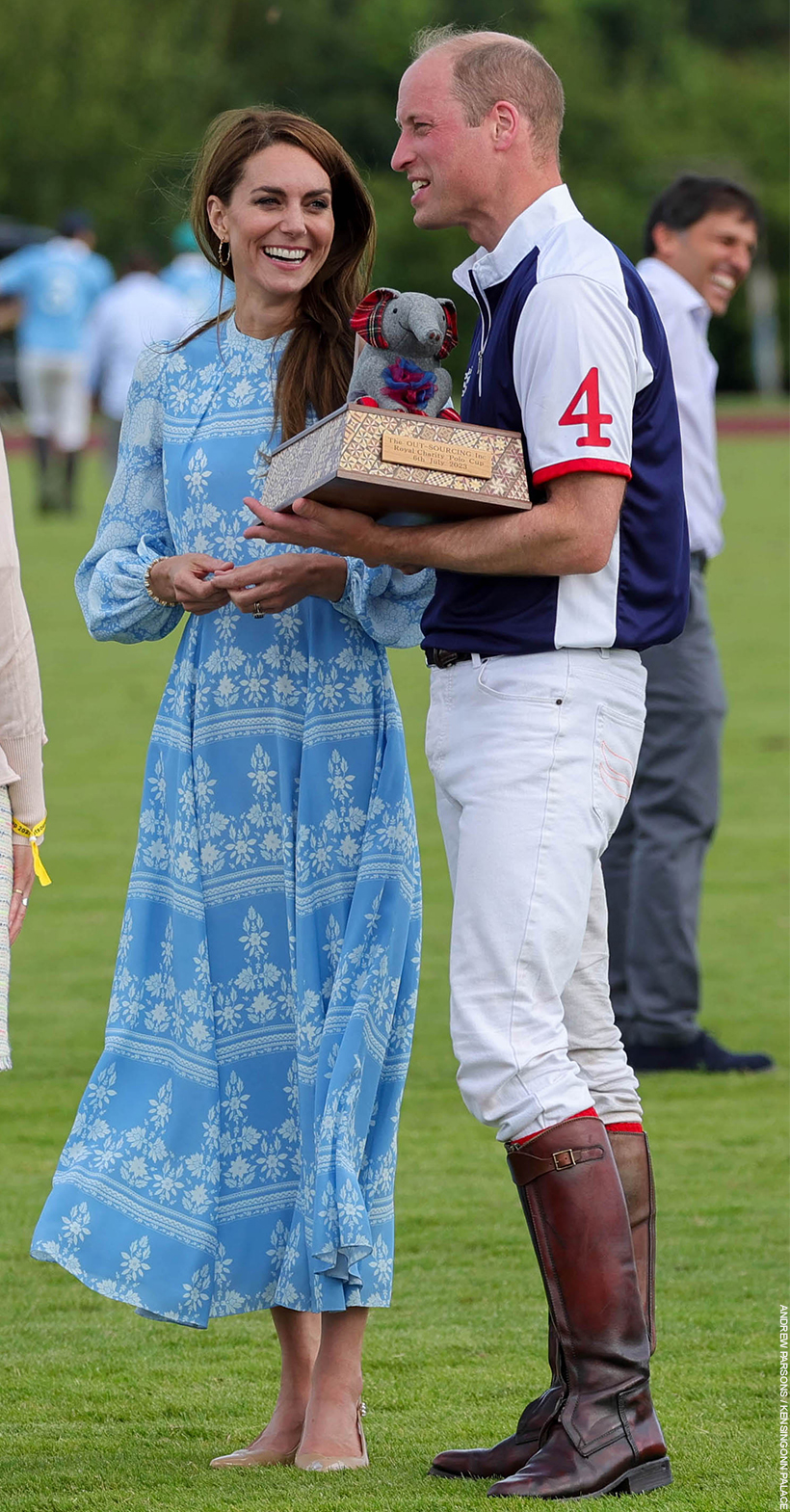 Princess Kate looks pretty in cornflower blue dress for charity