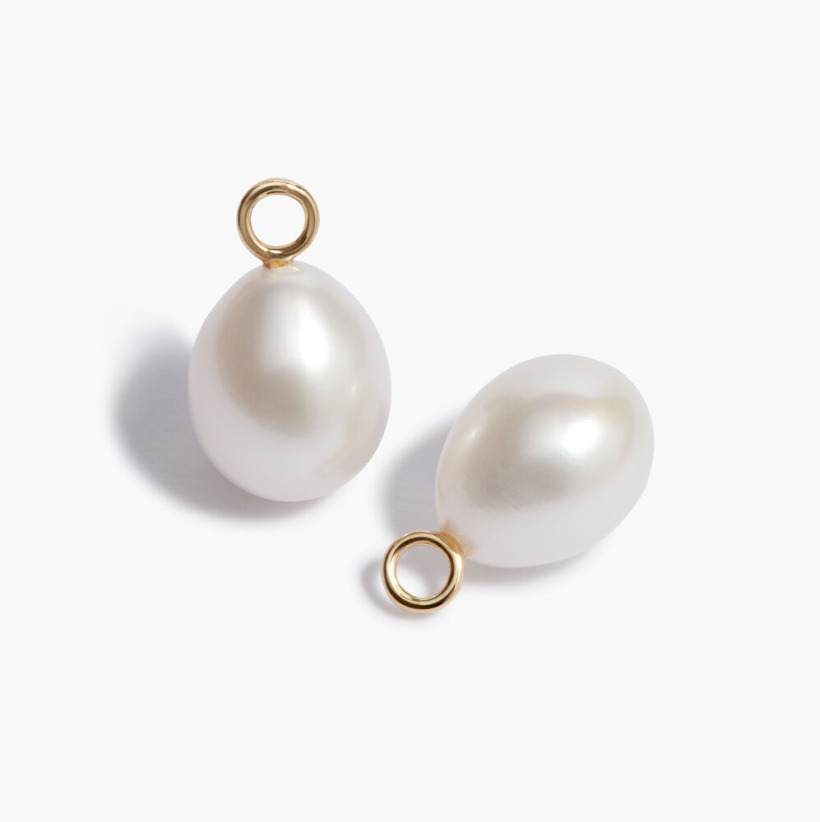 Kinn Celine Baroque Pearl Drop Earrings