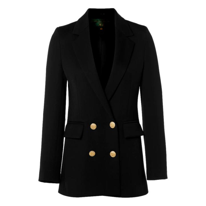 Kate Middleton's Holland Cooper Double-Breasted Blazer in Black Twill