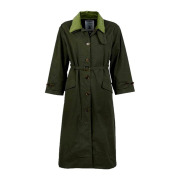 Green Elfie Coat by Barbour x Alexa Chung