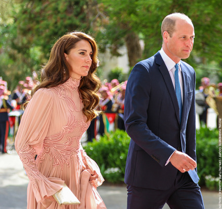 Kate Middleton's Elegant Attire at Jordanian Royal Wedding