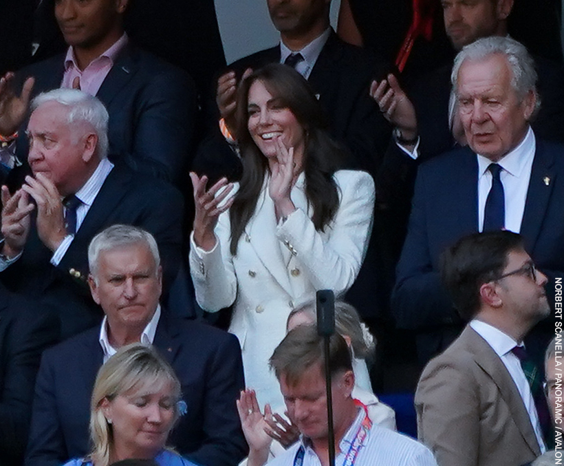 Kate Middleton Revisited Her Favorite Zara Blazer at the Rugby World Cup