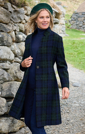 Kate Middleton's Plaid / Tartan Coat by Miu Miu