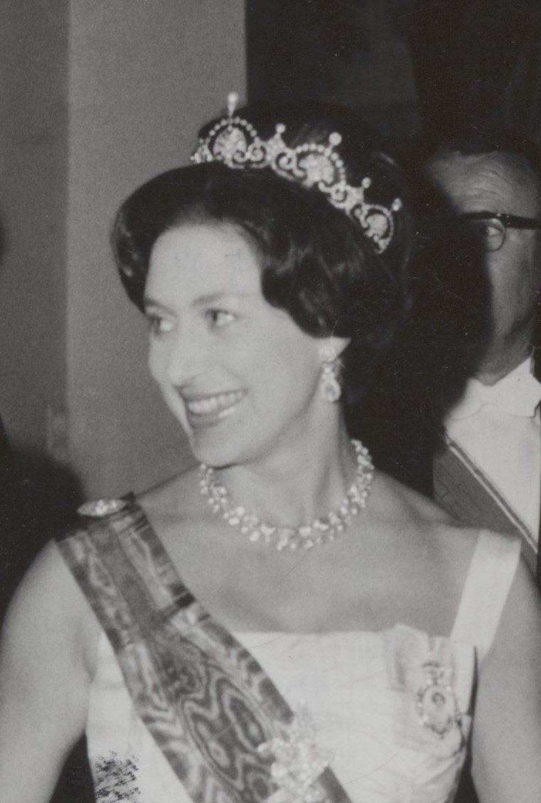 Princess Margaret wearing the Taira