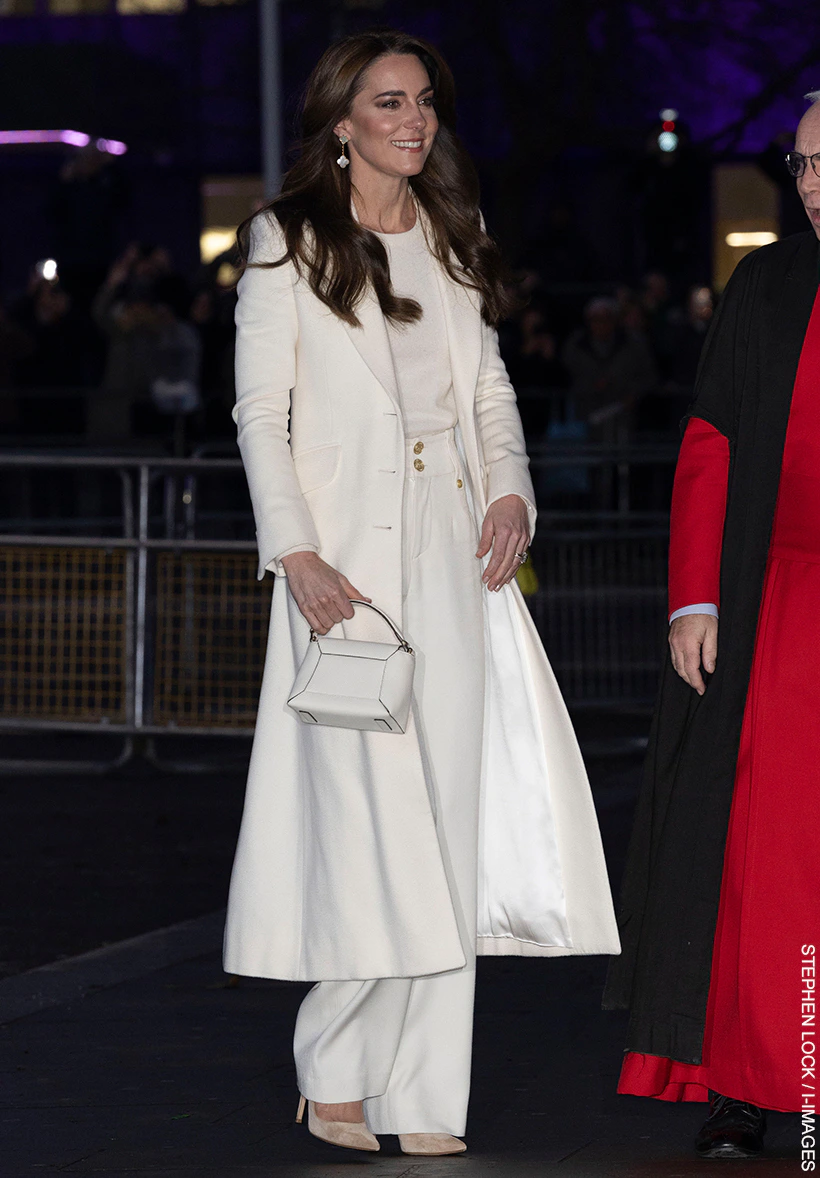 Kate Middleton in ivory for 'Together At Christmas' carol service