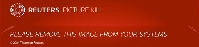 Reuters issue a "picture kill" notice. 
