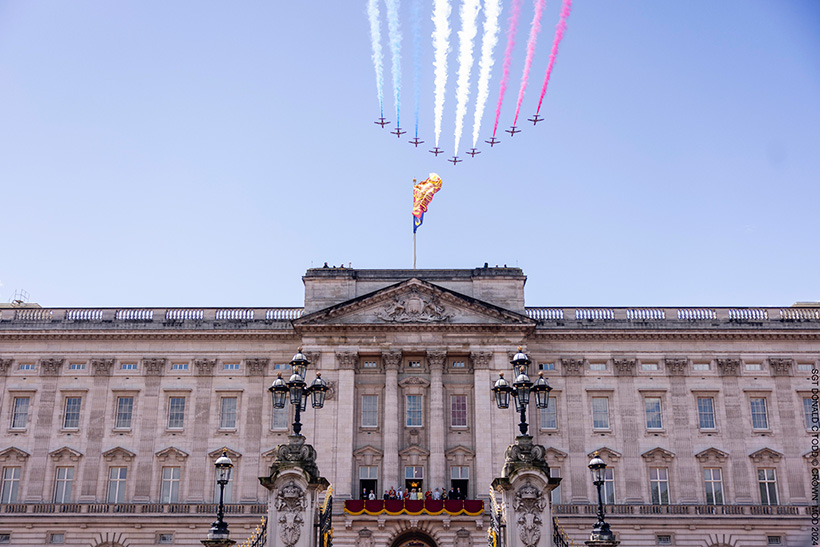 RAF Fly-past over Buckingham Palace