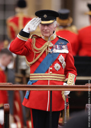 Kate Middleton in Monochrome For Trooping The Colour