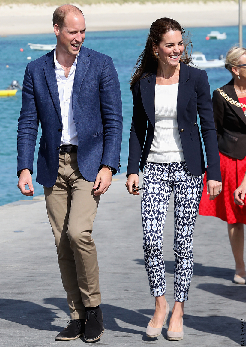 Princess wears tie-dye patterned trousers