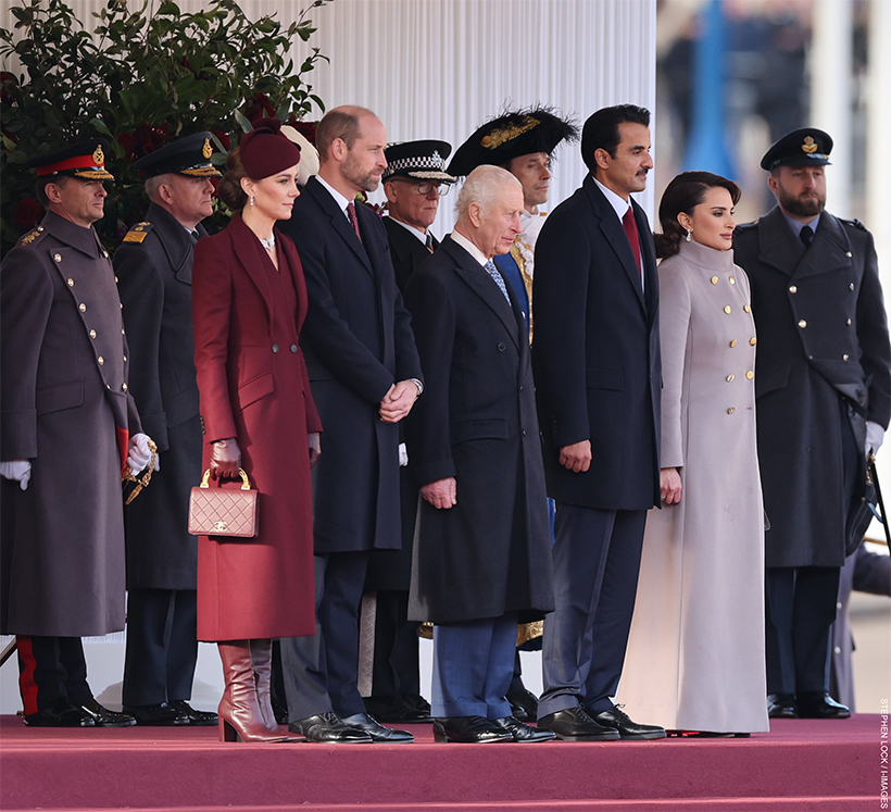 The Royals at Horse Guards Parade Today