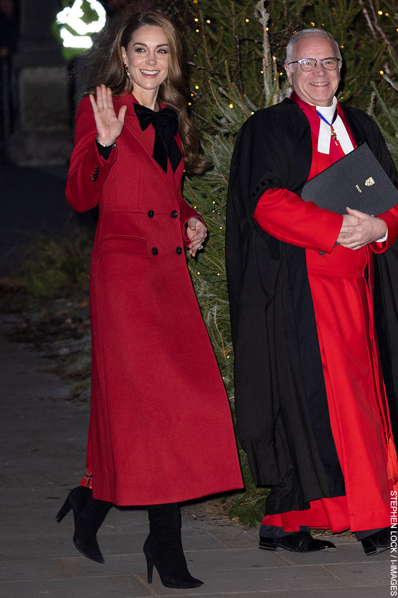 Kate Middleton’s Carol Service Outfit Is Pure Holiday Magic — Princess Wears Red, Tartan & A Velvet Bow To Host ‘Together At Christmas’