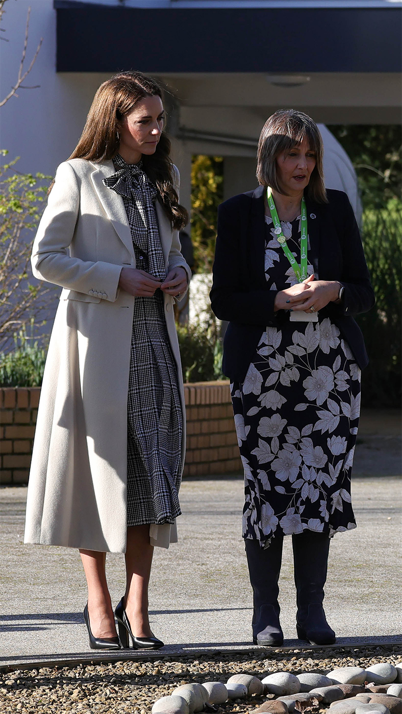 Kate Middleton's outfit today in Wales.  Credit: Andrew Parsons / Kensington Palace