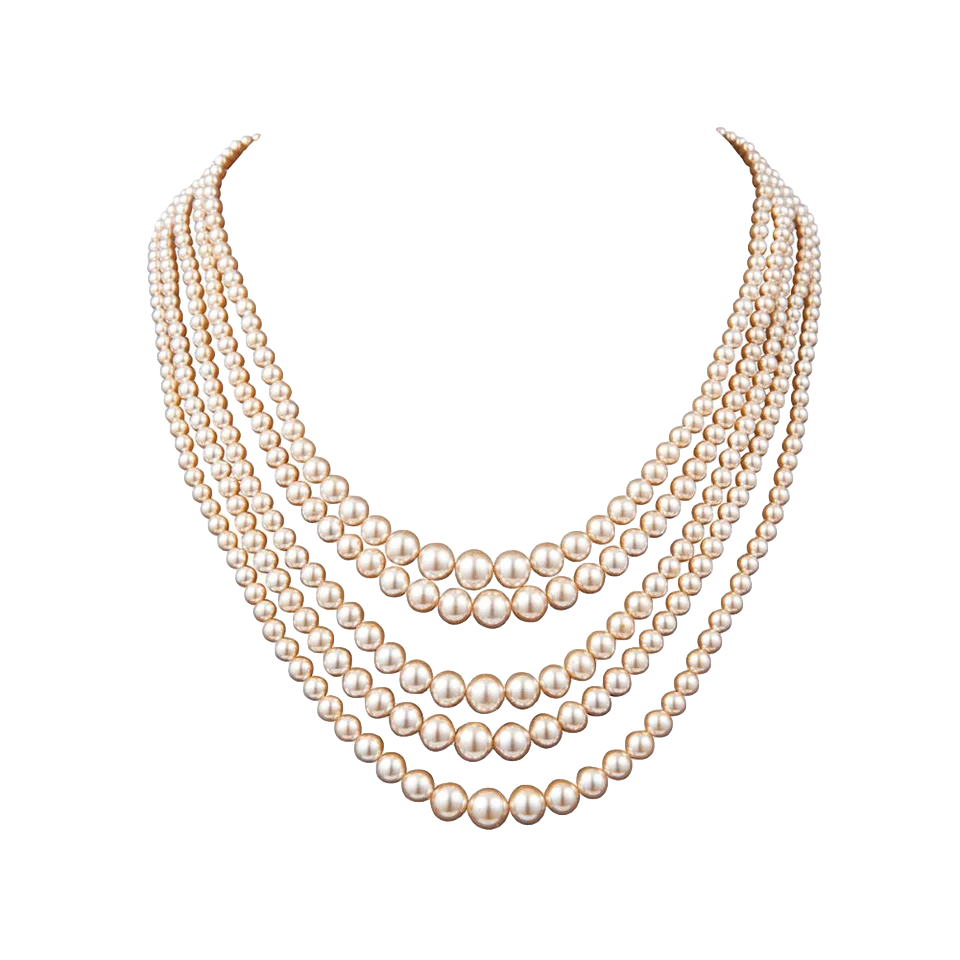 Kate Middleton s Susan Caplan 1980s Vintage 5 Strand Faux Pearl Necklace