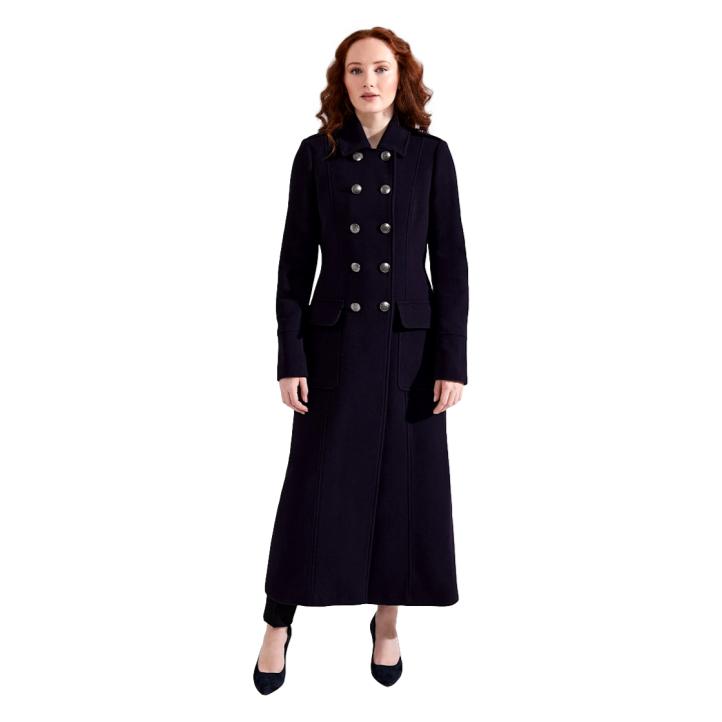 Hobbs London Blue Iris Wool Coat