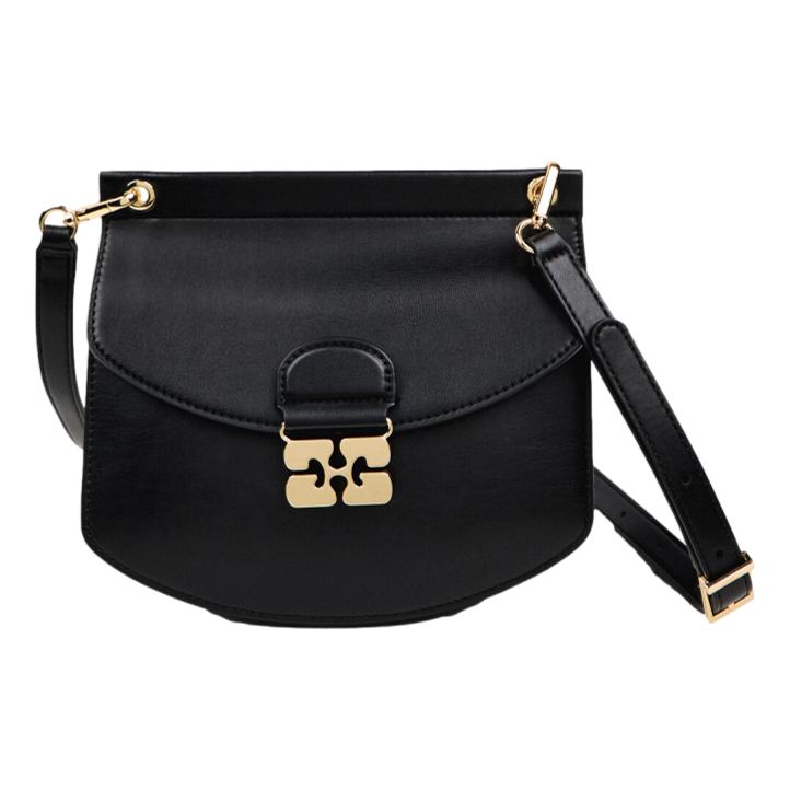 Fenwicks Ganni Small Black Bag