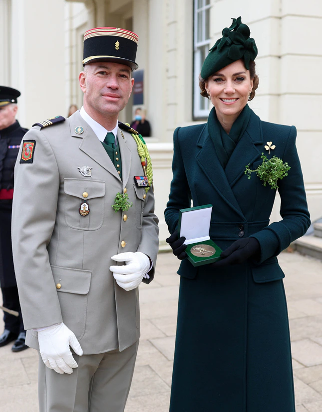 The Princess of Wales is festive in green for St Patrick's Day