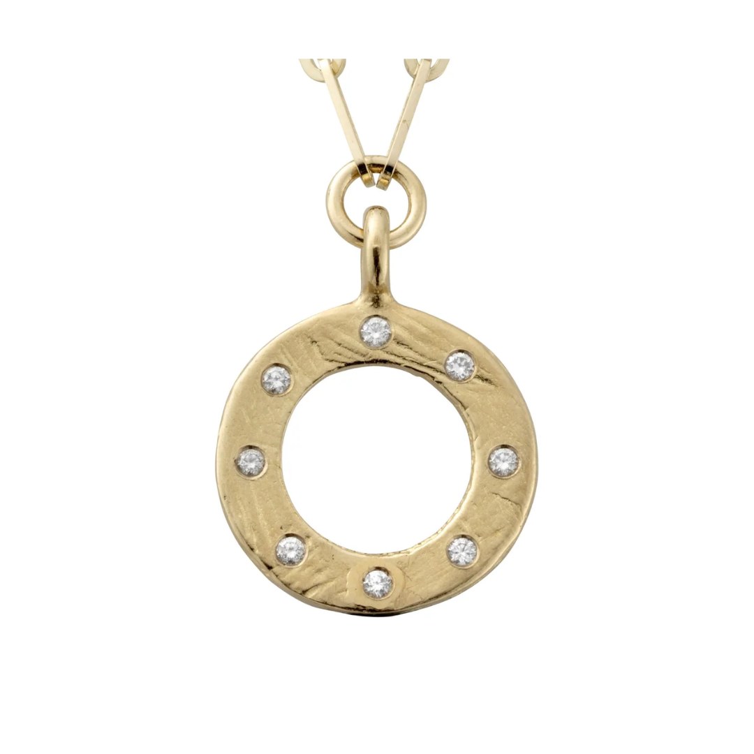 Daniella Draper Gold 8 Diamond Luxury Forever Pendant