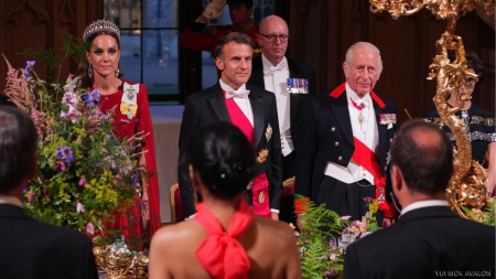 Kate Middleton Stuns in Red Gown & Glittering Jewels At French State