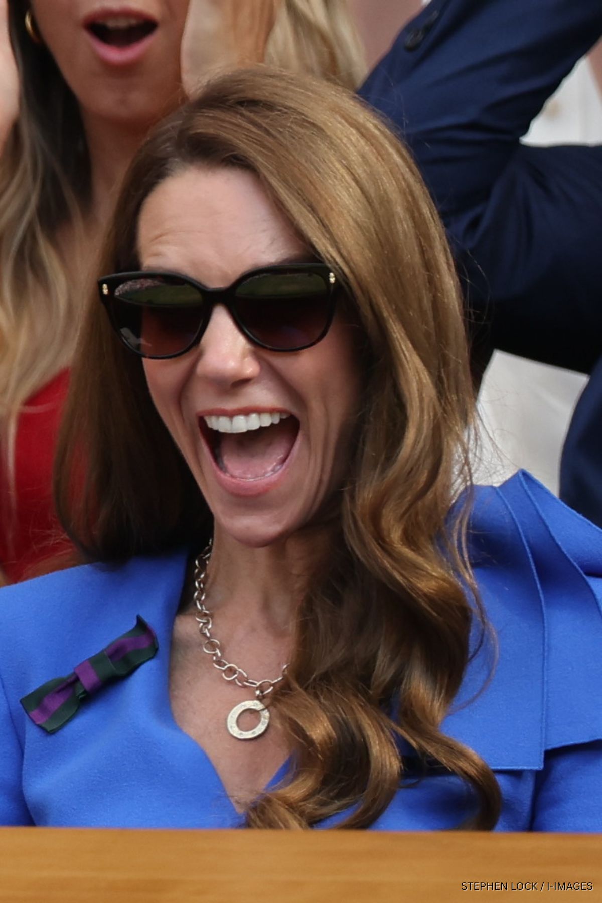 Kate Middleton in cobalt blue dress for 2025 Wimbledon Men’s Final