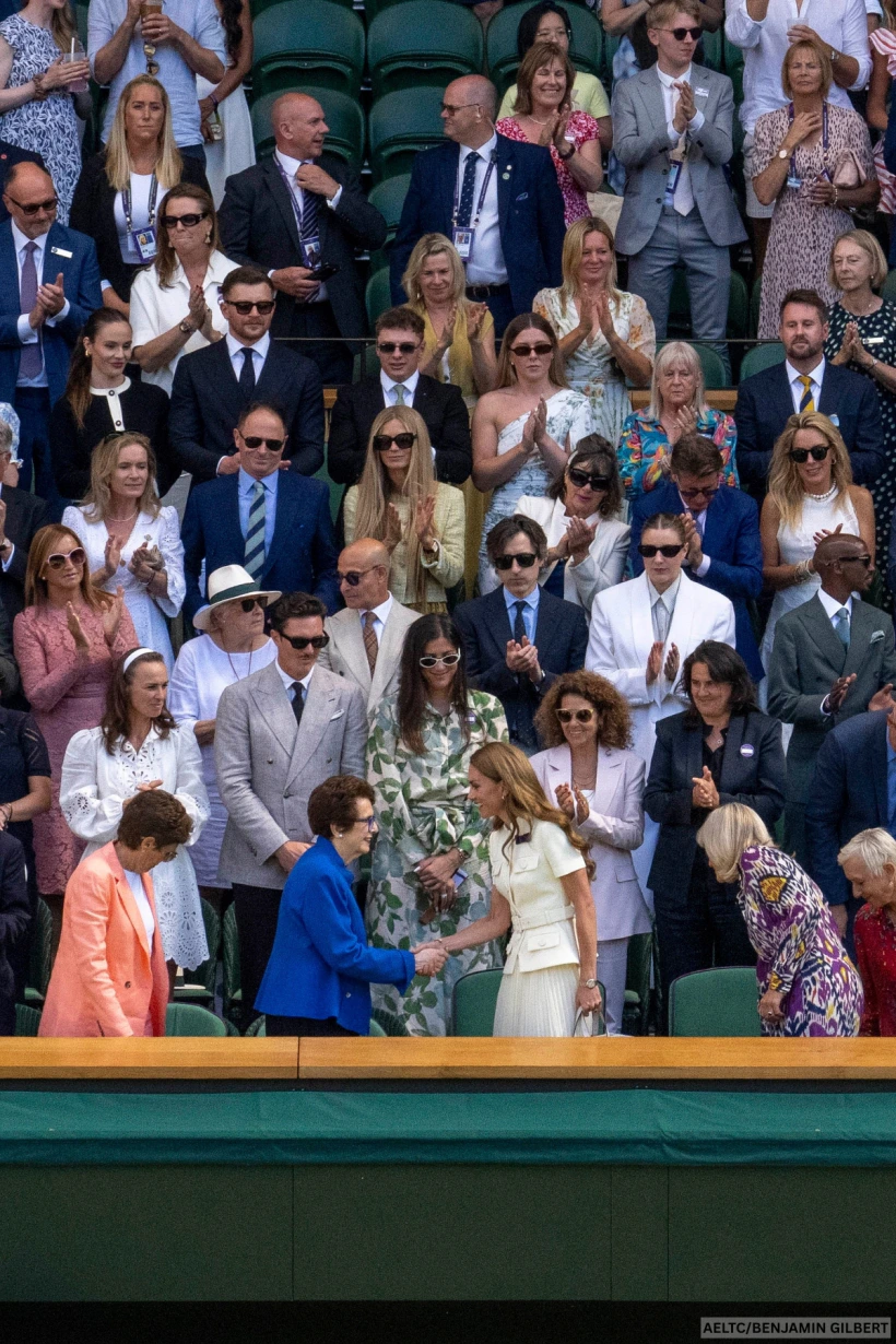 Kate Middleton Serves Up A Classic Look in Tennis Whites at Wimbledon Kate Middleton Serves Up A Classic Look in Tennis Whites at Wimbledon