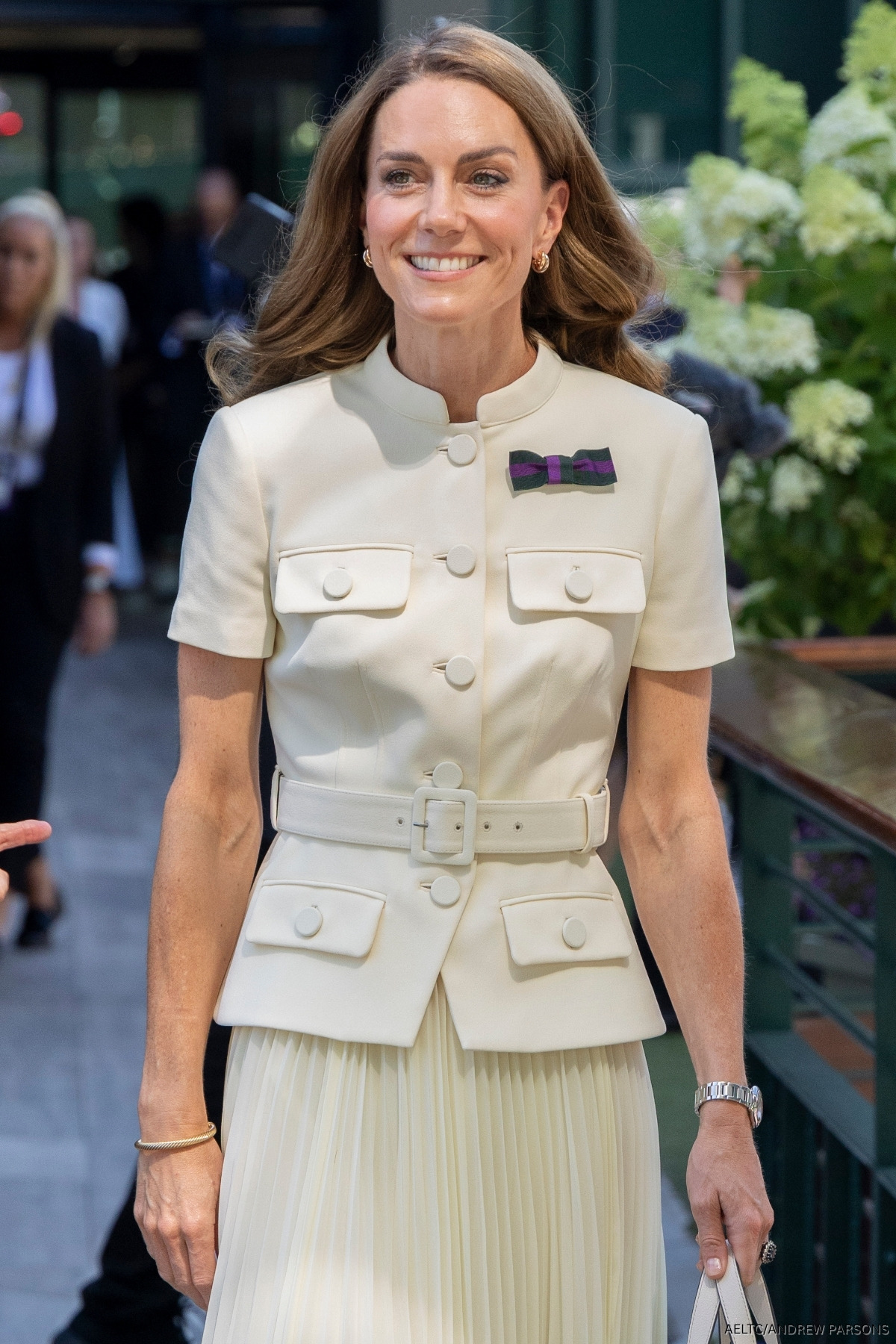 Kate Middleton Serves Up A Classic Look In Tennis Whites At Wimbledon