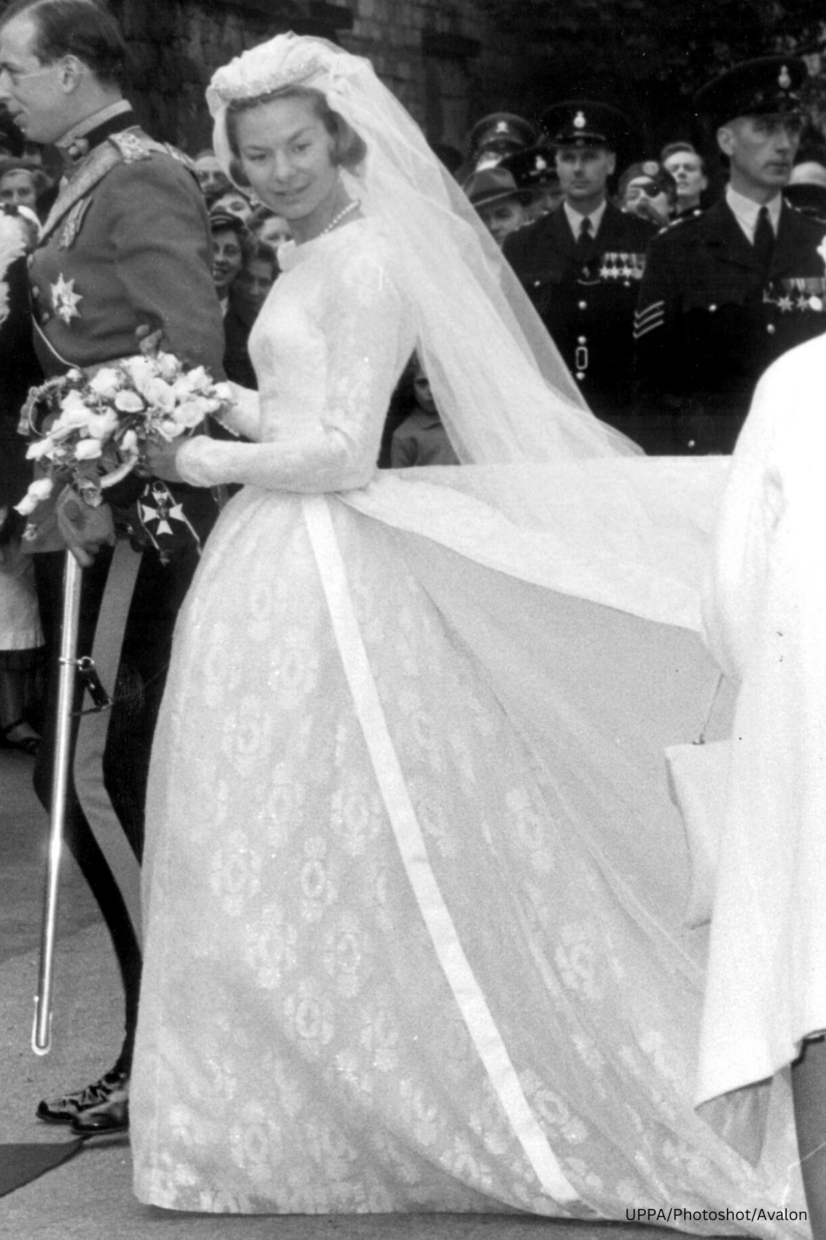 The Duchess of Kent on her wedding day