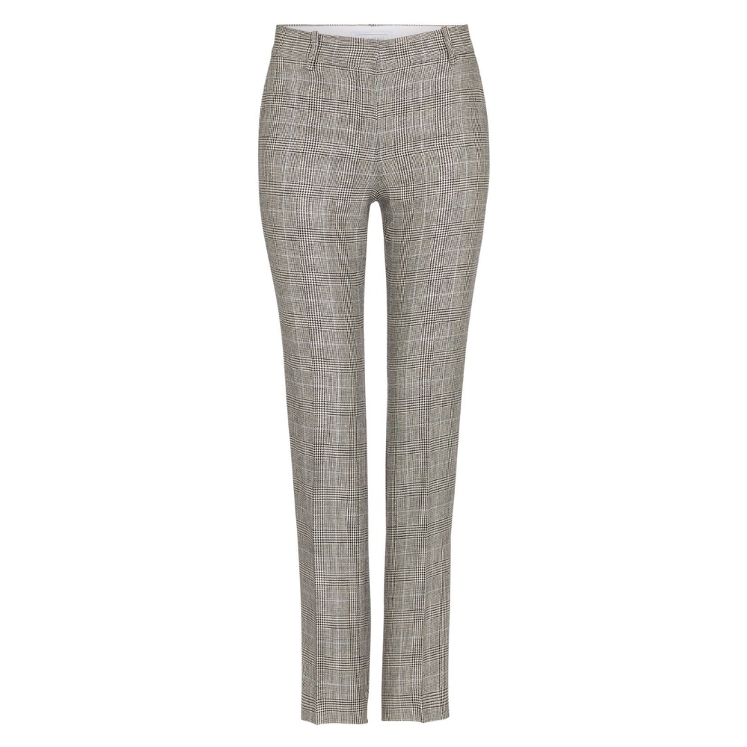Bella Freud ‘Schoolboy’ Suit Trousers in grey Prince of Wales check