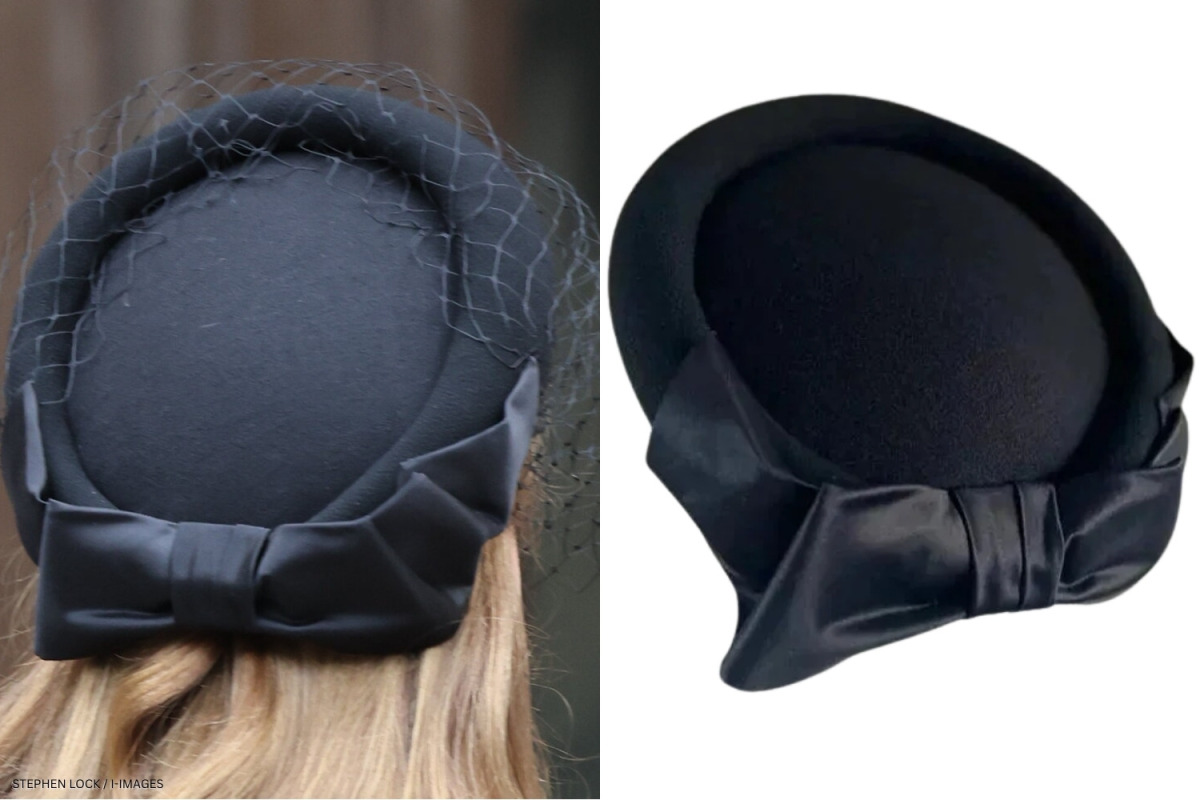 Kate Middleton's hat at the funeral today