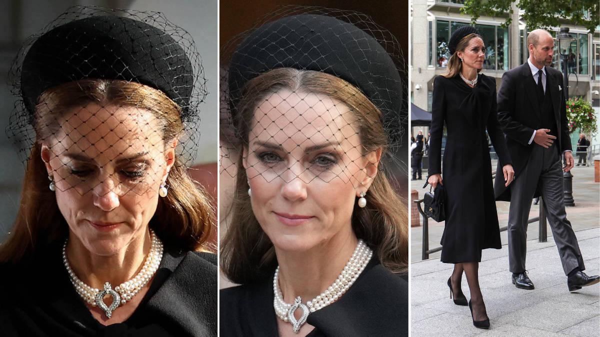 La Princesa de Gales presenta sus respetos en el funeral de la Duquesa de Kent