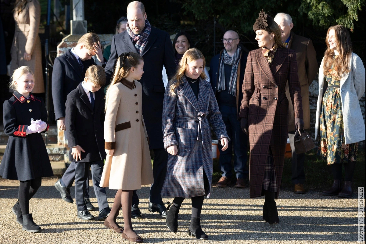 Kate Middleton Brings Back a Familiar Checked Coat for Sandringham ...