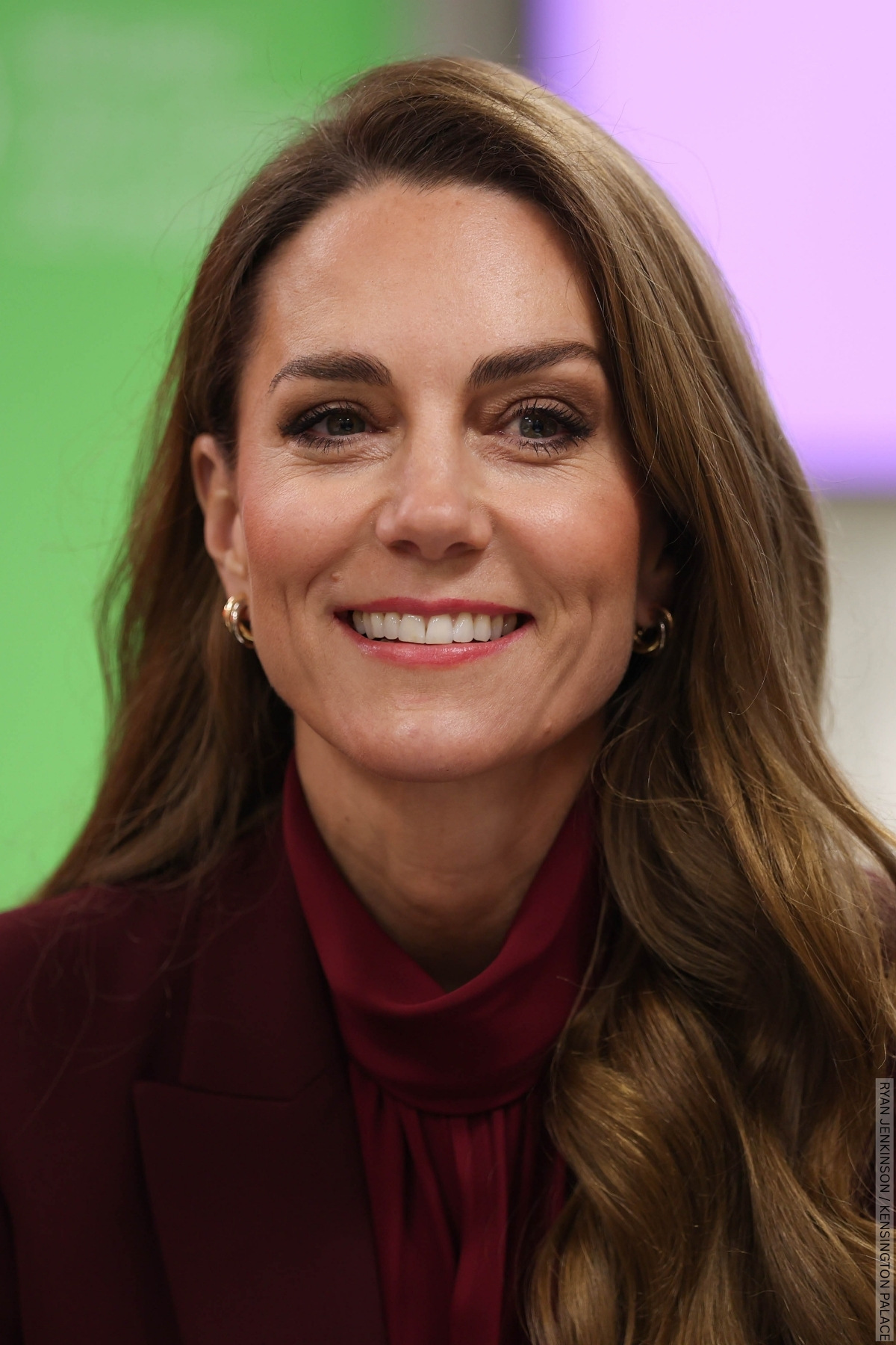 Kate Middleton Delights NHS Staff With a Surprise Visit—& Repeats Her Signature Burgundy Suit