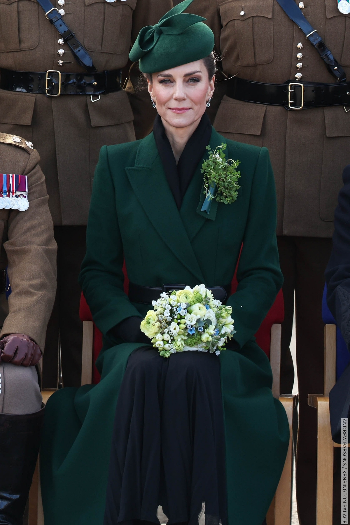 Kate Middleton in green for St Patrick’s Day parade