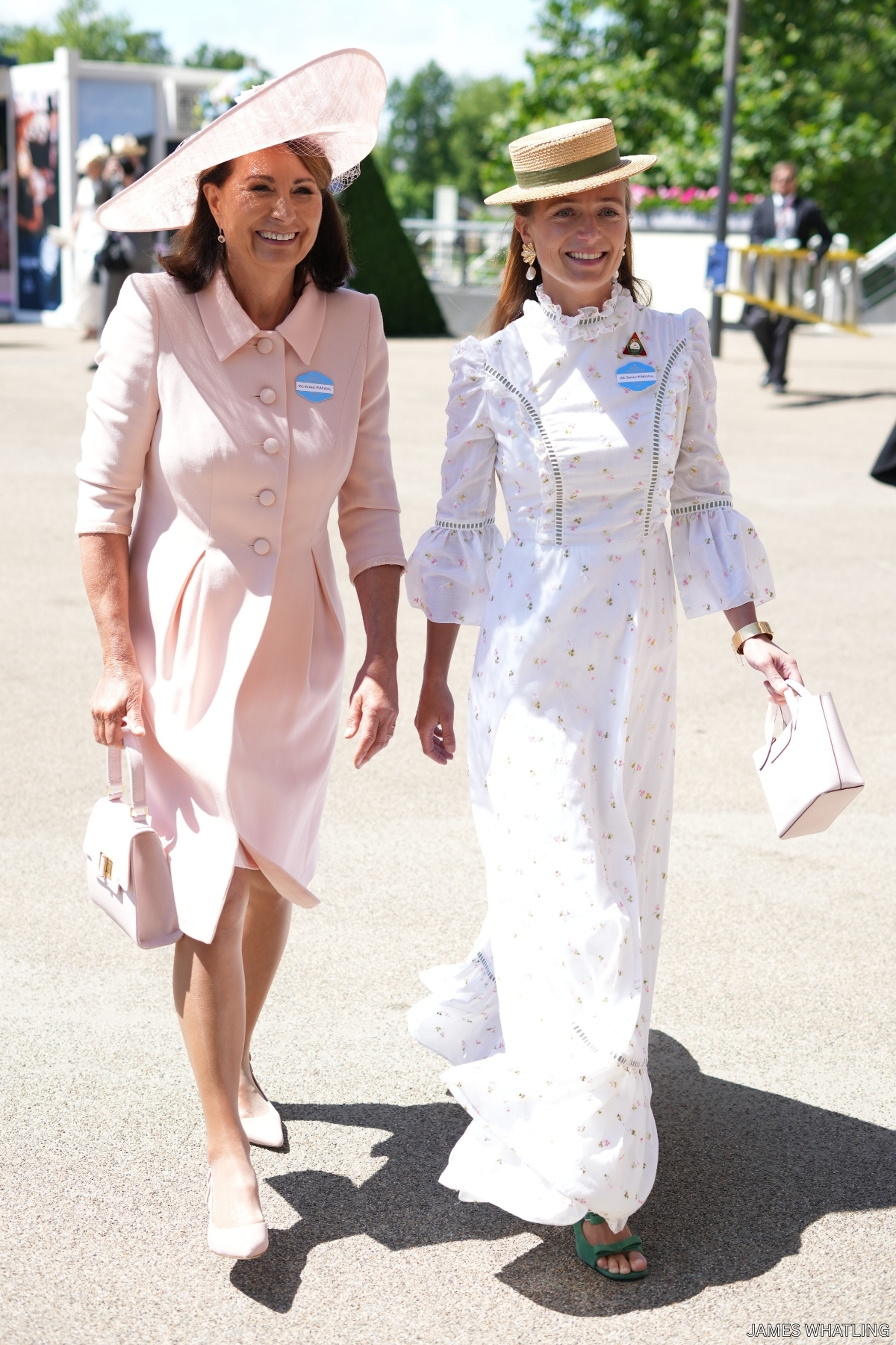 Carole Middleton and Alizee Thevenet attend Day Two of Royal Ascot