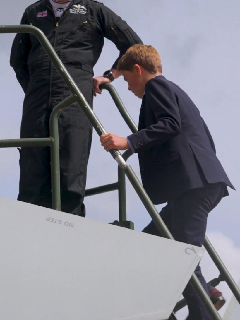 Prince George at RAF Coningsby