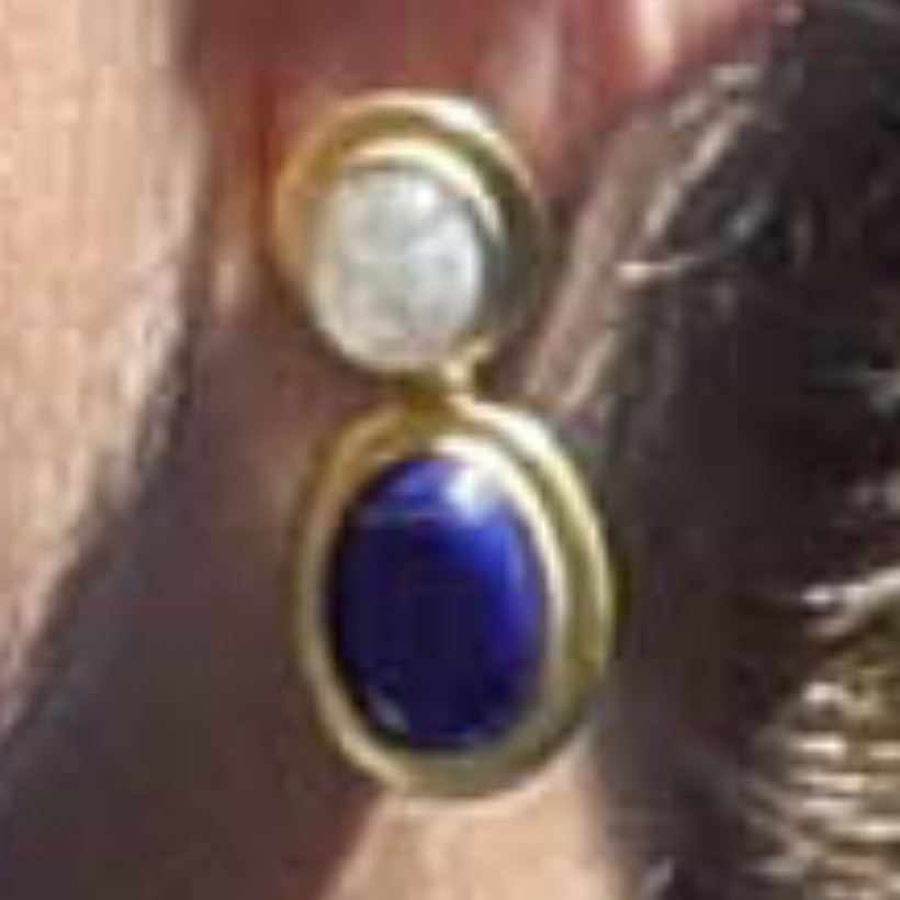 Kate Middleton wearing Carousel Jewels Stella earrings with lapis and moonstone