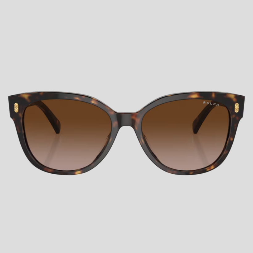 The Ralph Lauren RA5305U cat's-eye sunglasses in Black Havana