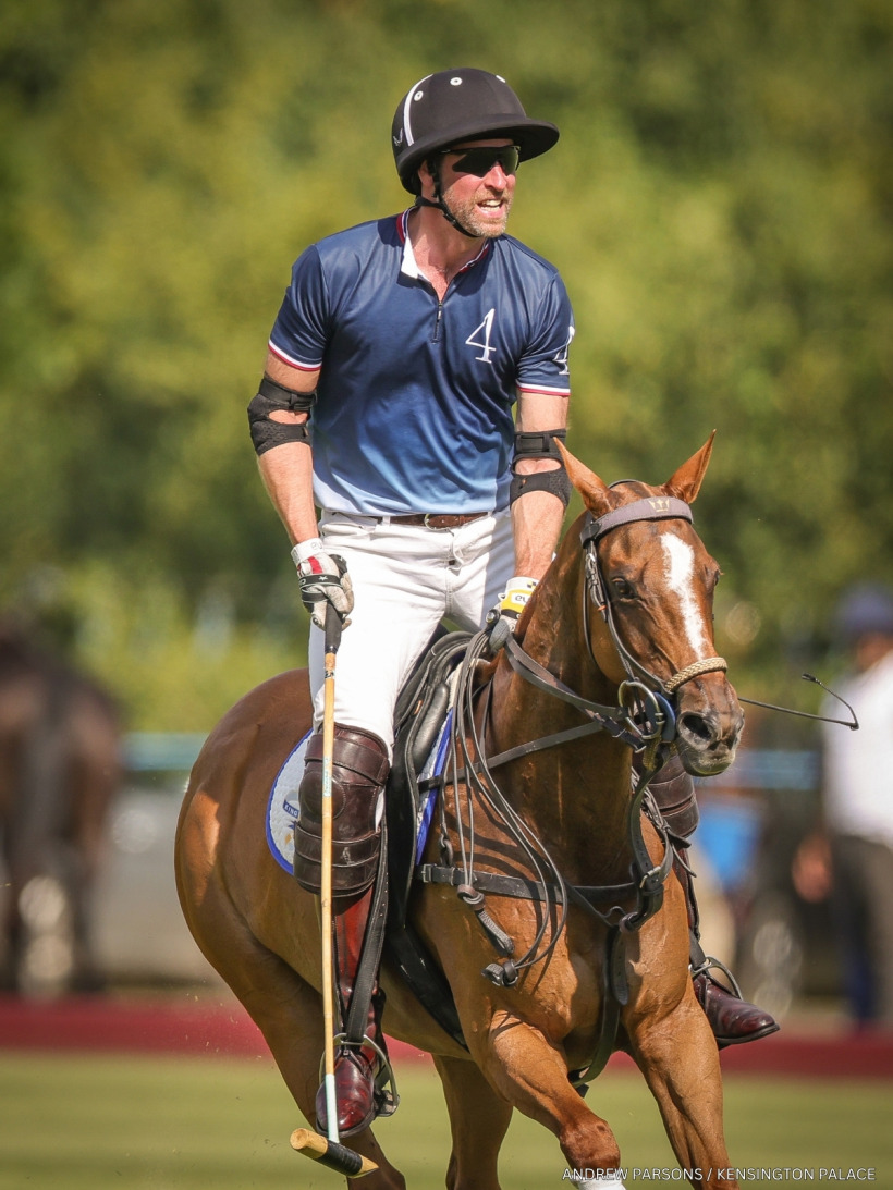 Prince William at the DMMI Royal Charity Polo Cup at Guards Polo Club in Windsor Great Park