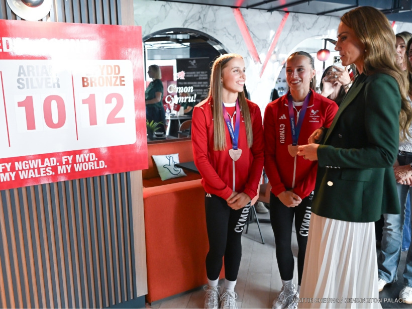 Kate visiting Wales House at the 2026 Commonwealth Games