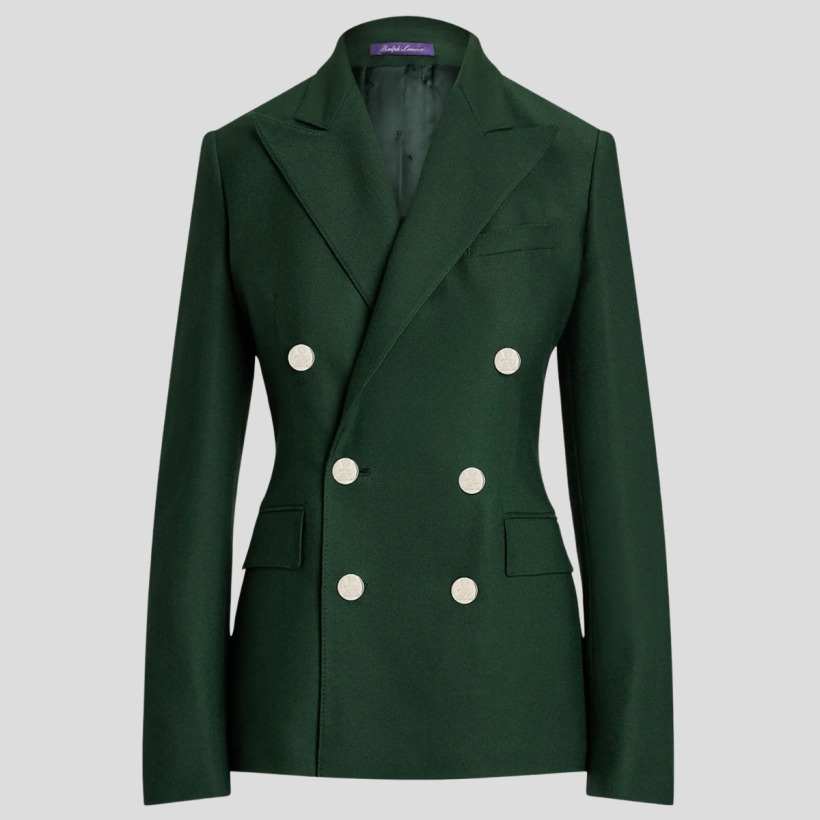 The Ralph Lauren Collection 'Camden' cashmere jacket in dark racing green