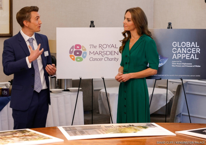 Kate Middleton at The Royal Marsden