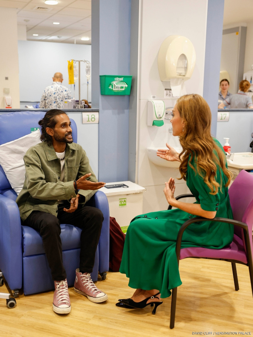 Kate Middleton at the Royal Marsden